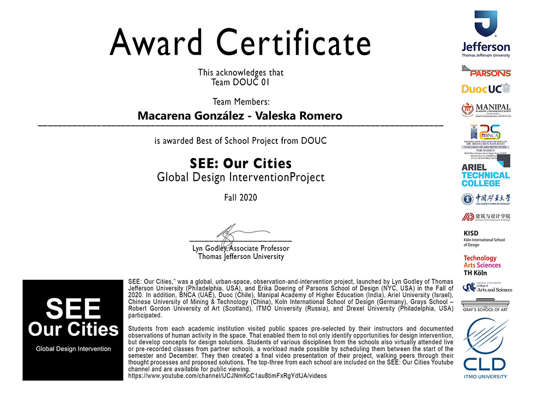 SEE: OUR CITES – Global Proyect