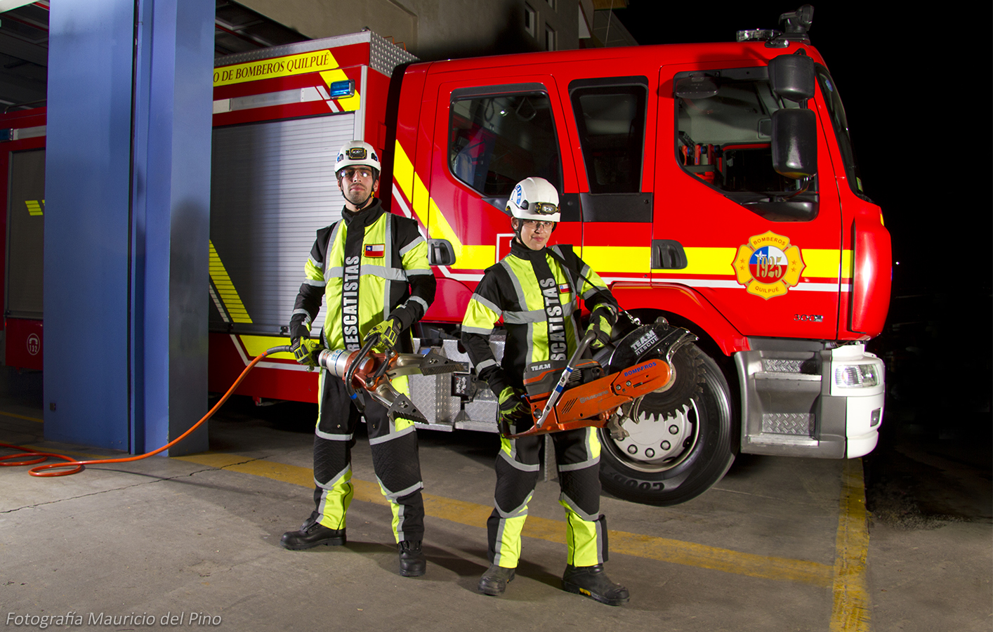 Indumentaria Rescate para 1ª Compañía Bomberos Quilpué