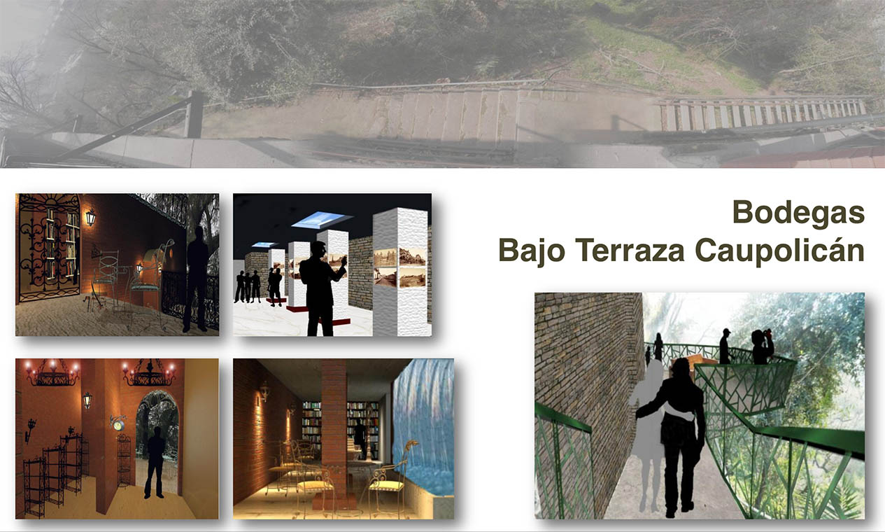 Cerro Huelén: Terraza Caupolicán