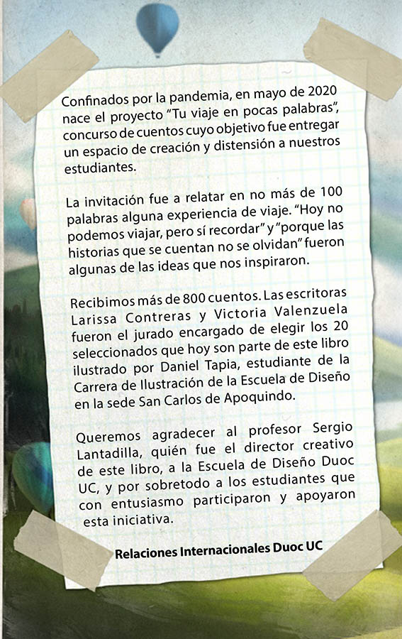 Libro: Tu Viaje en Pocas Palabras
