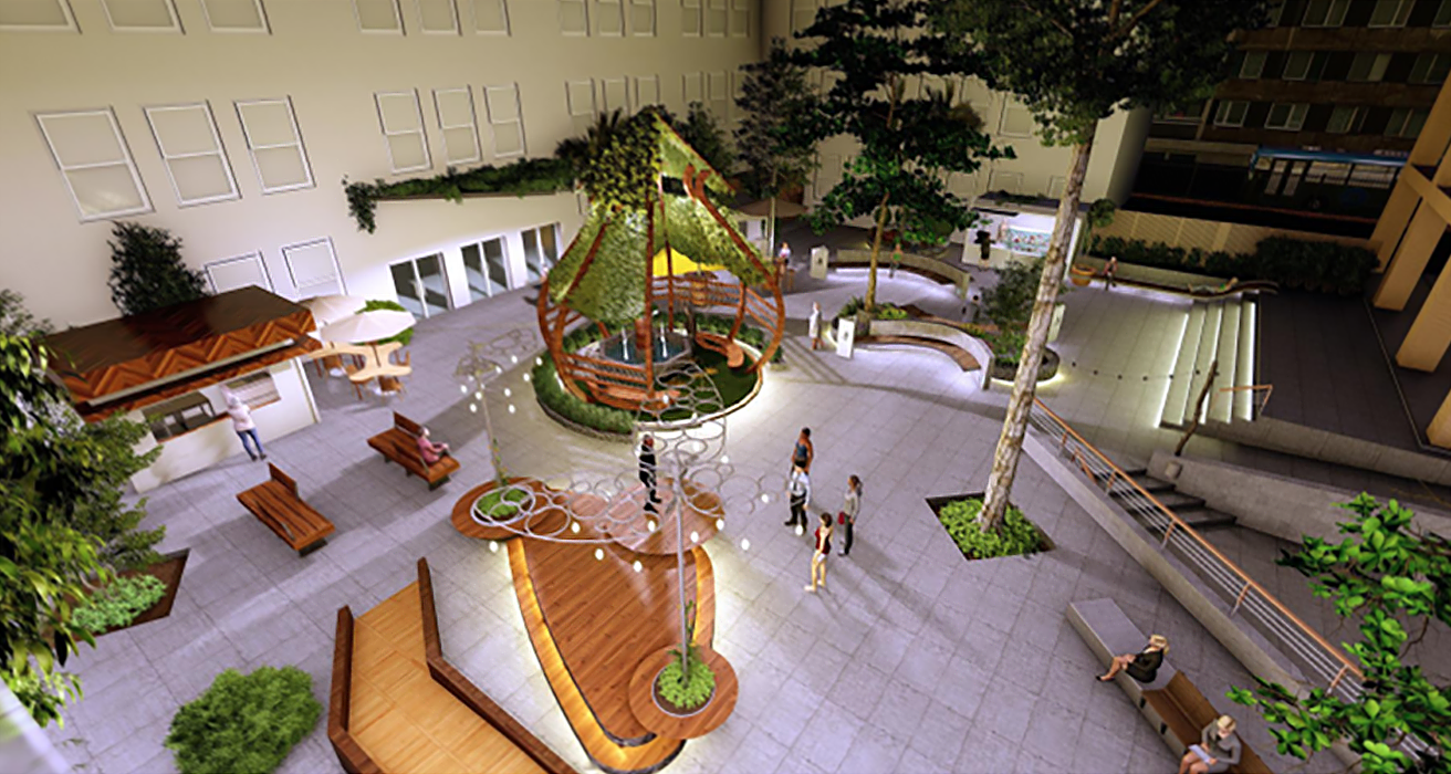 Re Diseño Patio Exterior Sede Antonio Varas Duoc UC