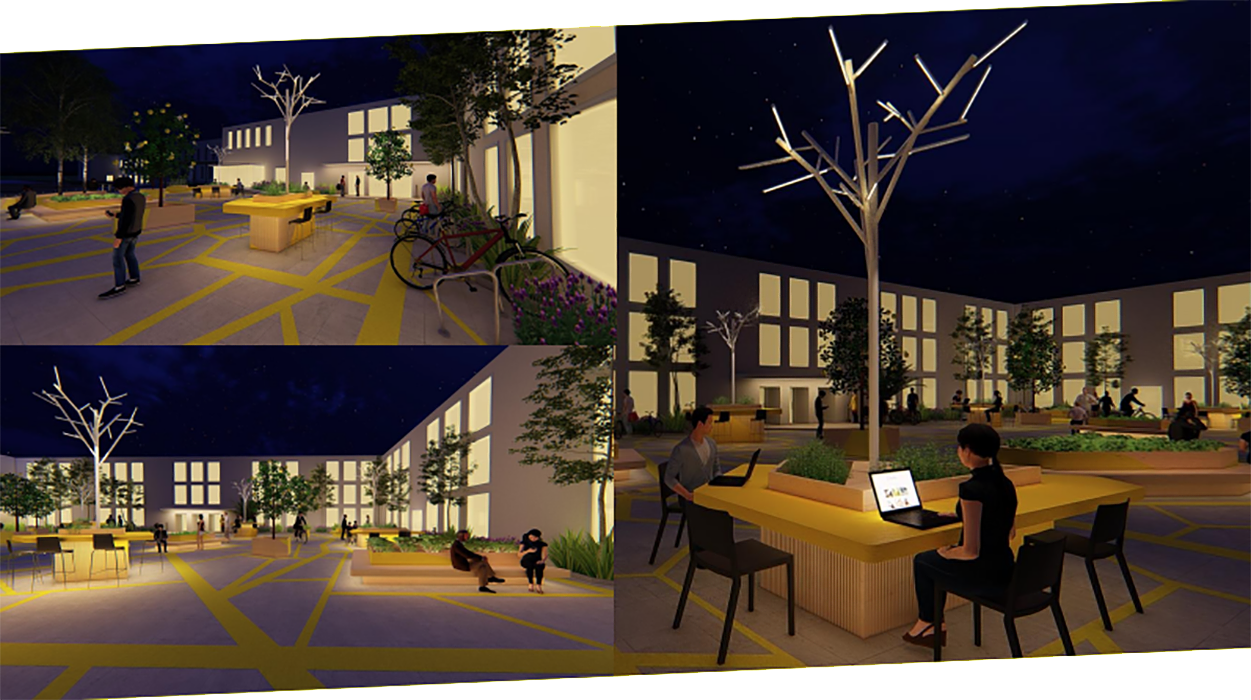 Re Diseño Patio Exterior Sede Antonio Varas Duoc UC