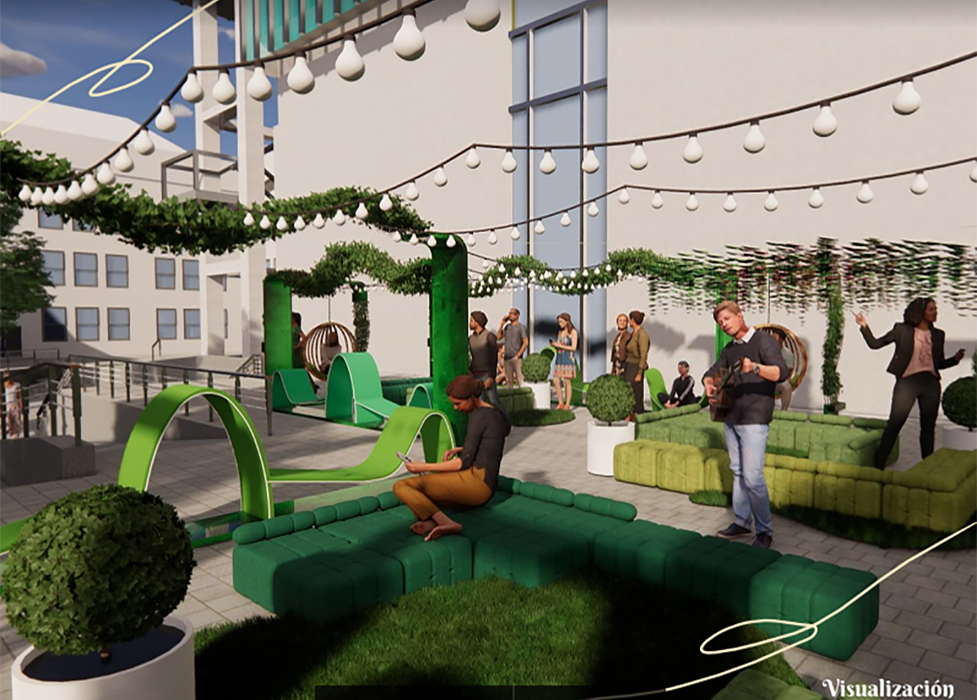 Re Diseño Patio Exterior Sede Antonio Varas Duoc UC