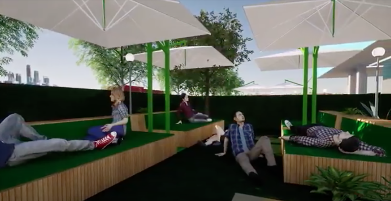 Re Diseño Patio Exterior Sede Antonio Varas Duoc UC