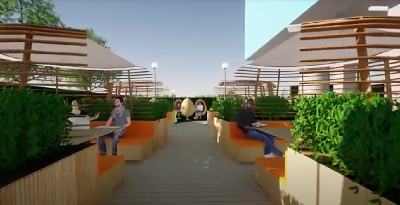 Re Diseño Patio Exterior Sede Antonio Varas Duoc UC