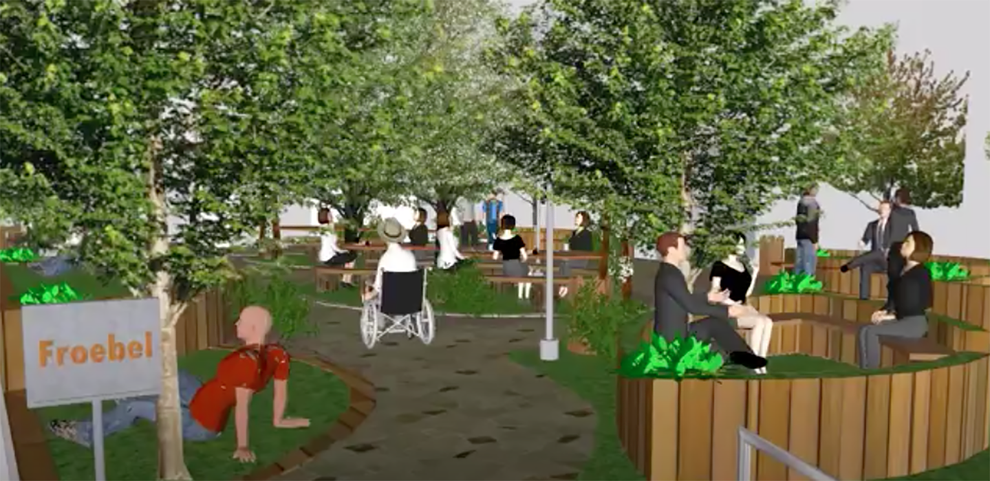 Re Diseño Patio Exterior Sede Antonio Varas Duoc UC