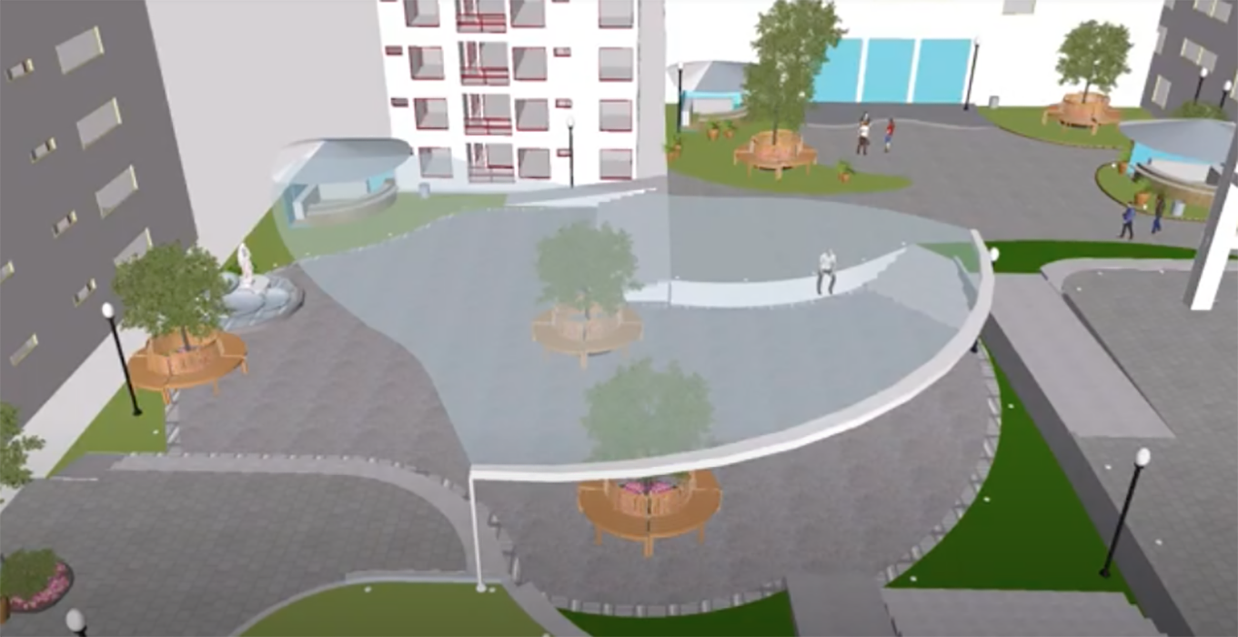 Re Diseño Patio Exterior Sede Antonio Varas Duoc UC