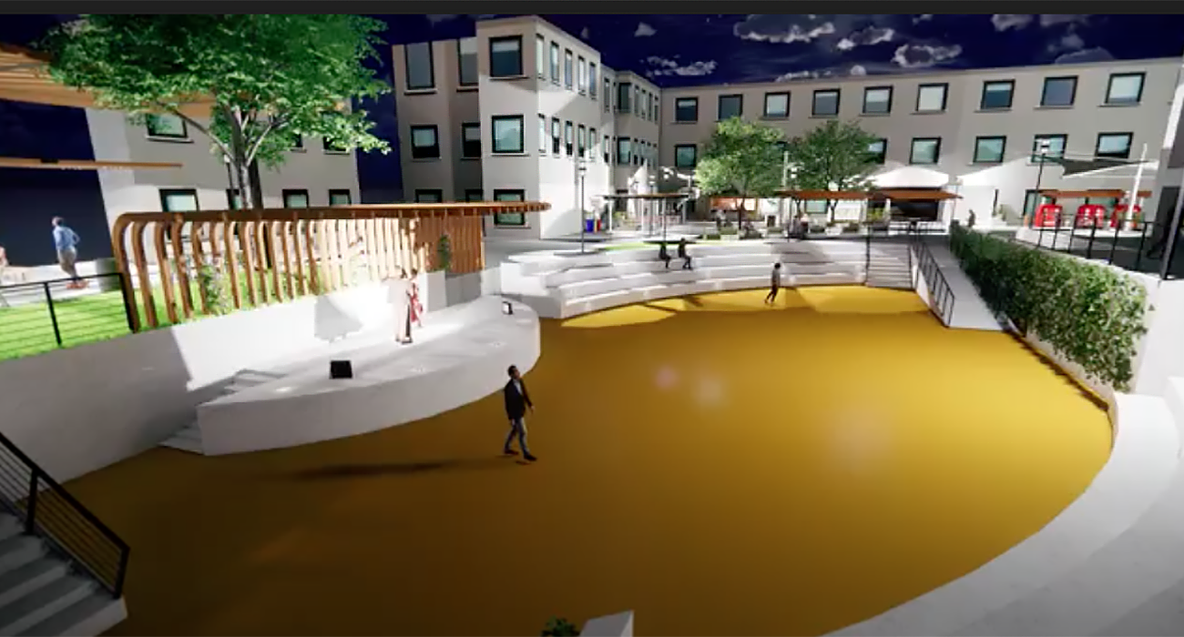 Re Diseño Patio Exterior Sede Antonio Varas Duoc UC