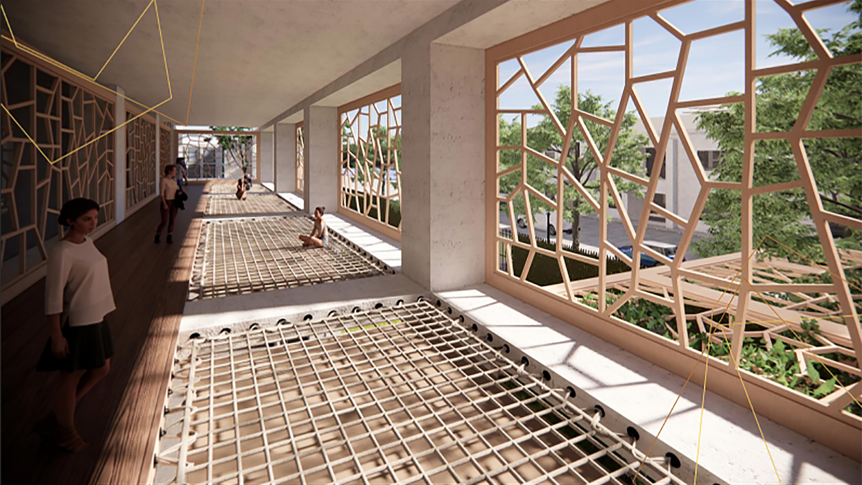 Re Diseño Patio Exterior Sede Antonio Varas Duoc UC