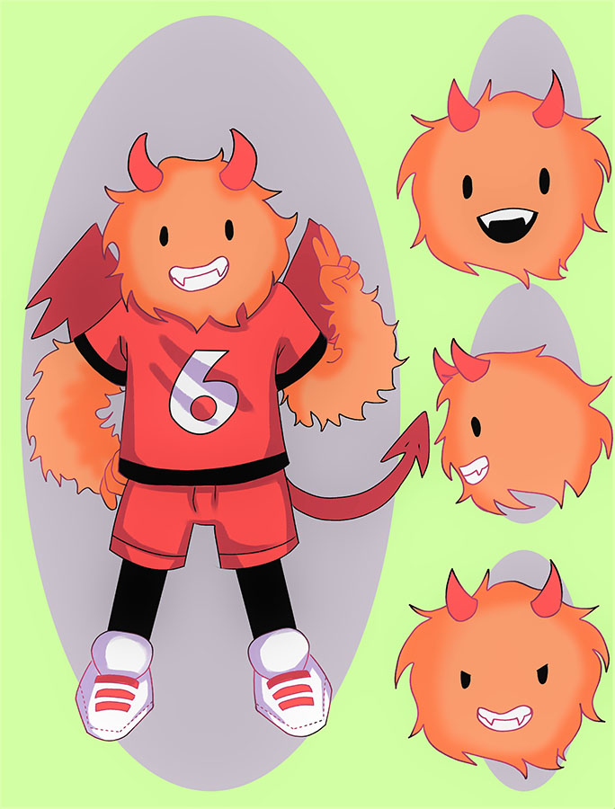 Diseño de Mascota Corporativa para Club Deportivo Ñublense