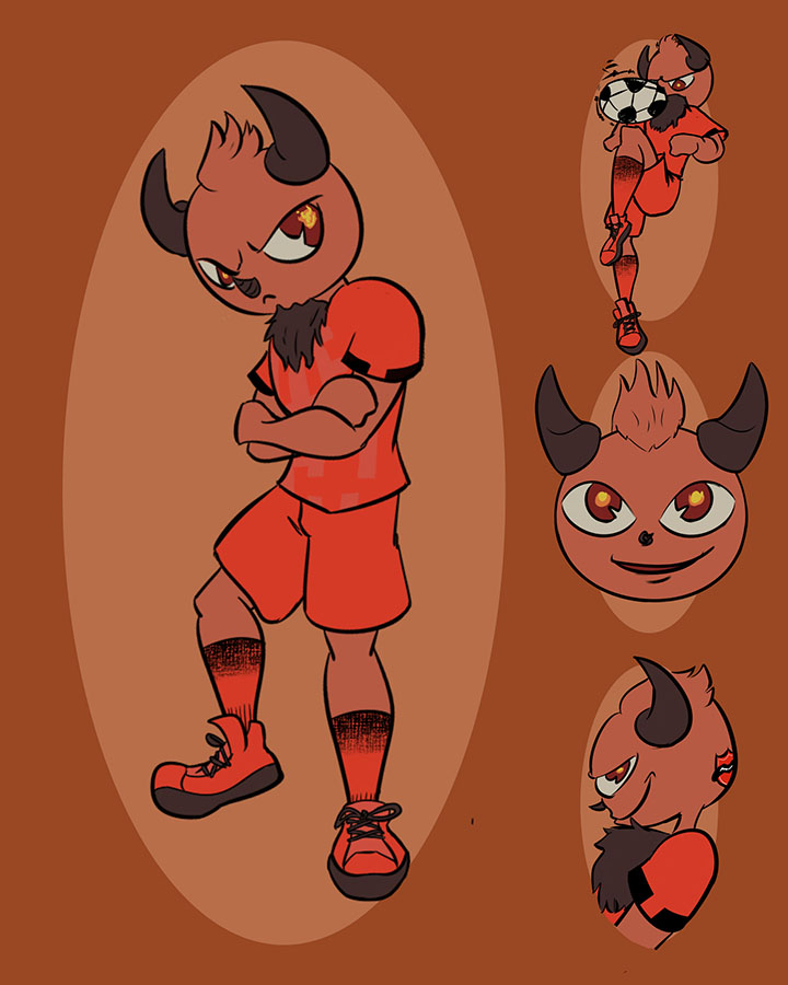 Diseño de Mascota Corporativa para Club Deportivo Ñublense