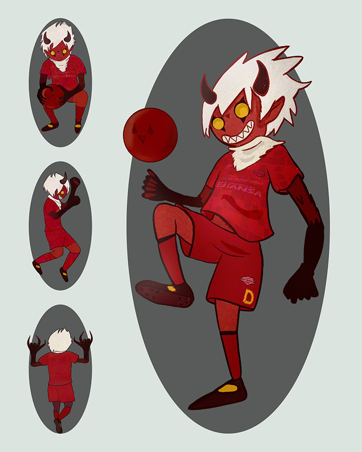 Diseño de Mascota Corporativa para Club Deportivo Ñublense