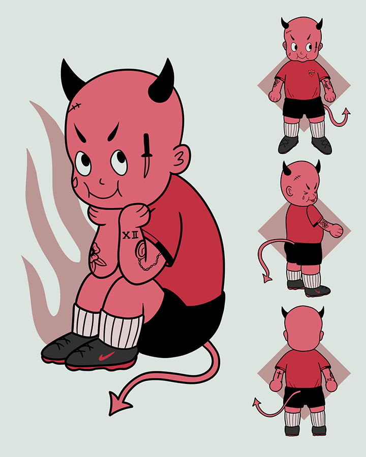 Diseño de Mascota Corporativa para Club Deportivo Ñublense