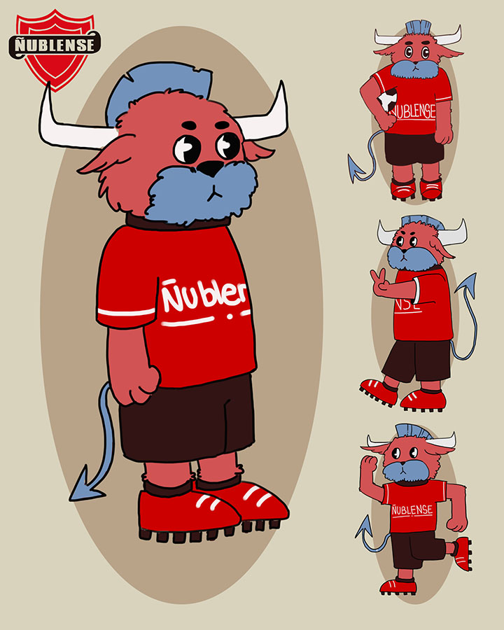 Diseño de Mascota Corporativa para Club Deportivo Ñublense