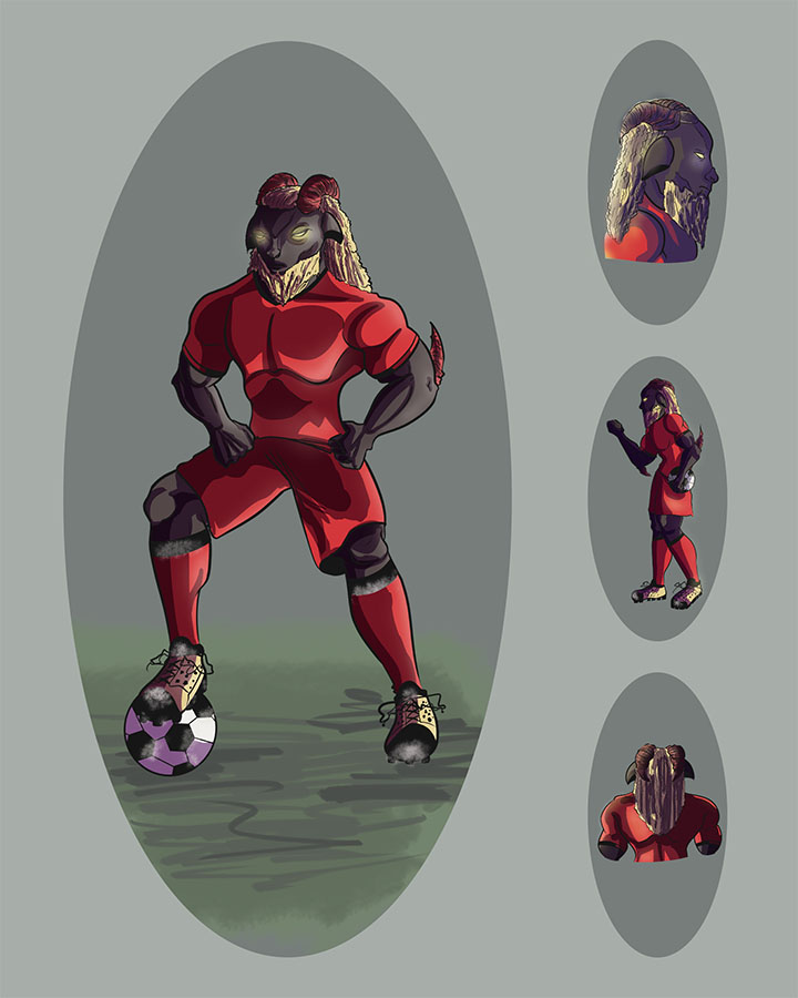 Diseño de Mascota Corporativa para Club Deportivo Ñublense