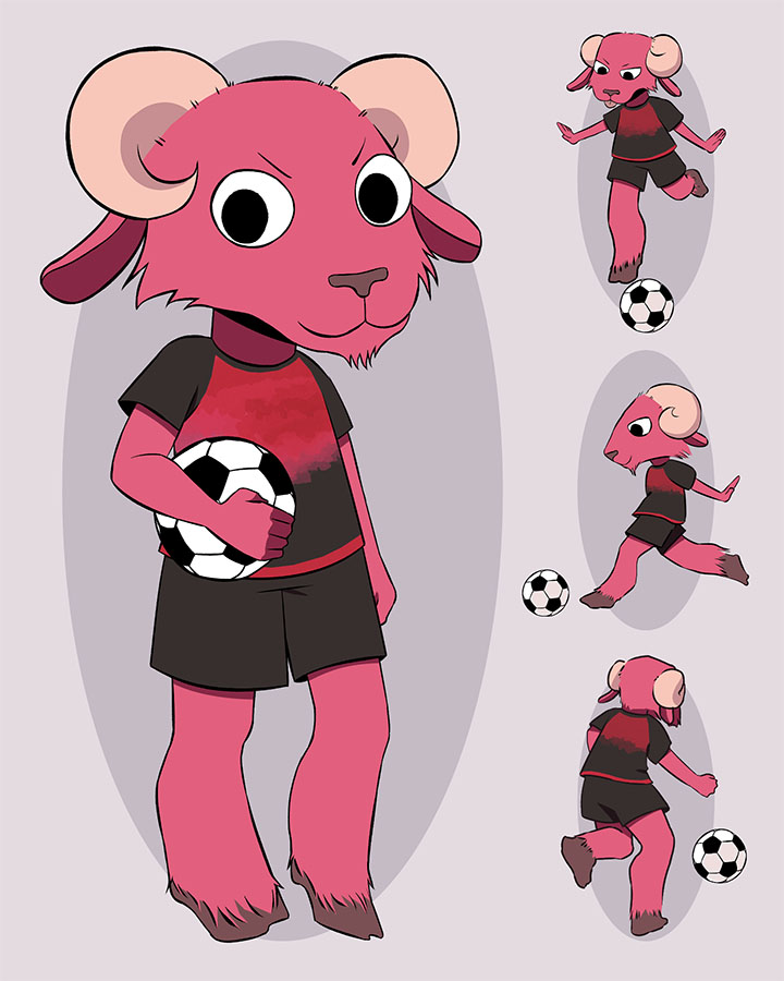 Diseño de Mascota Corporativa para Club Deportivo Ñublense