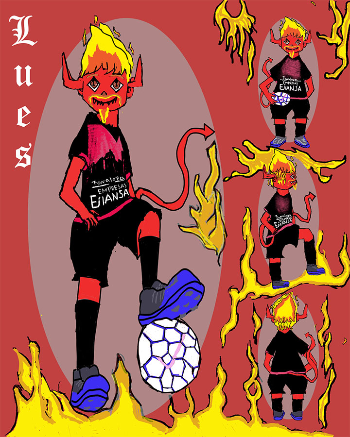 Diseño de Mascota Corporativa para Club Deportivo Ñublense