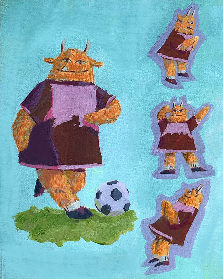 Diseño de Mascota Corporativa para Club Deportivo Ñublense