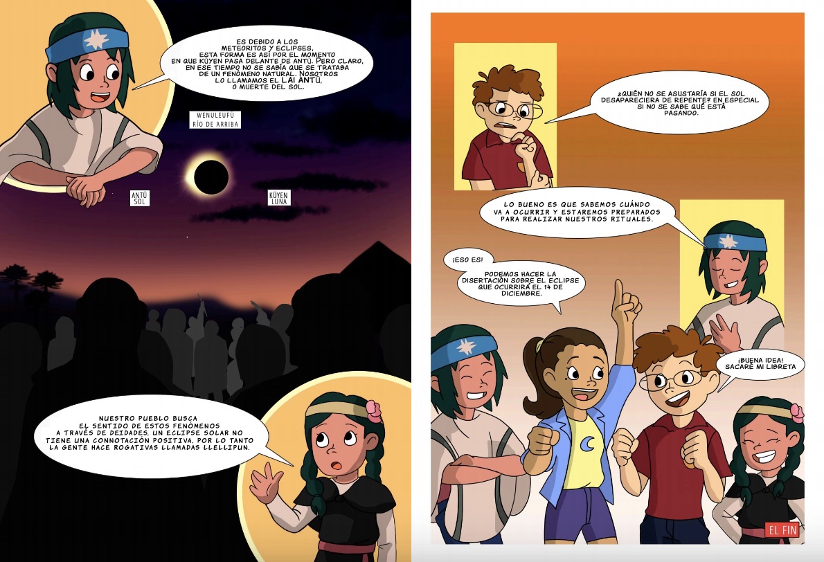 Comics ECLIPSE SOLAR Araucanía