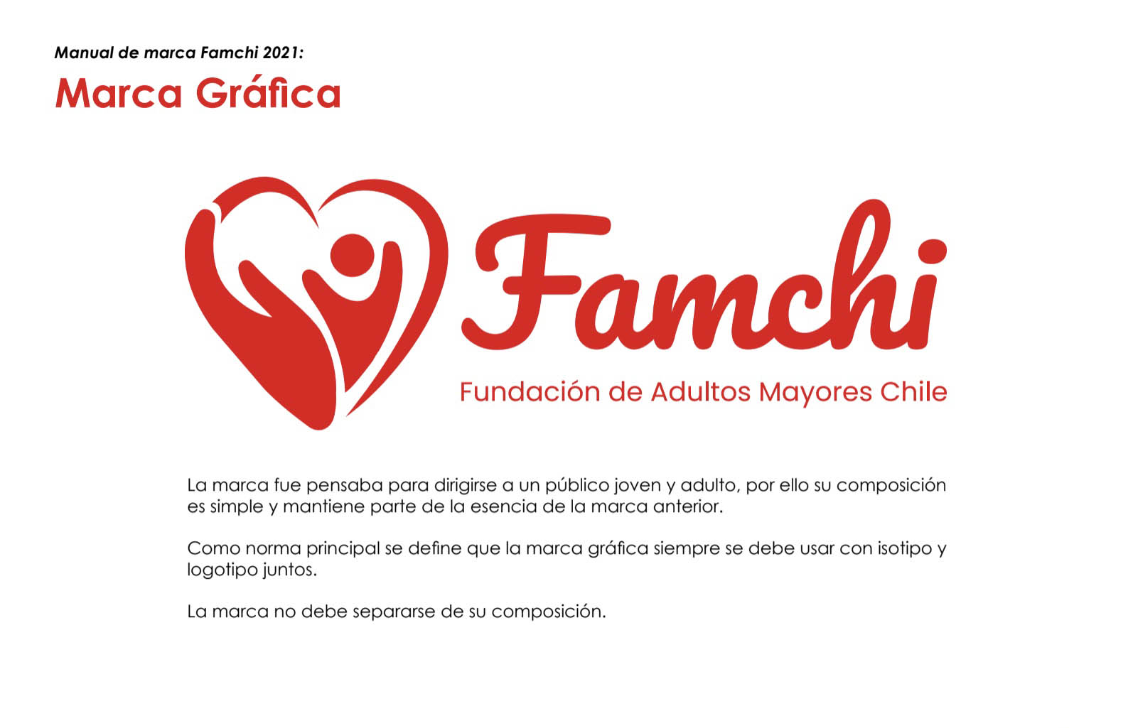 Diseño Identidad Corporativa Fundación FAMCHI