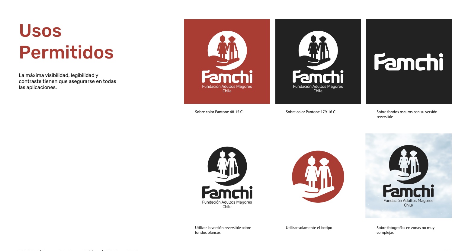 Diseño Identidad Corporativa Fundación FAMCHI