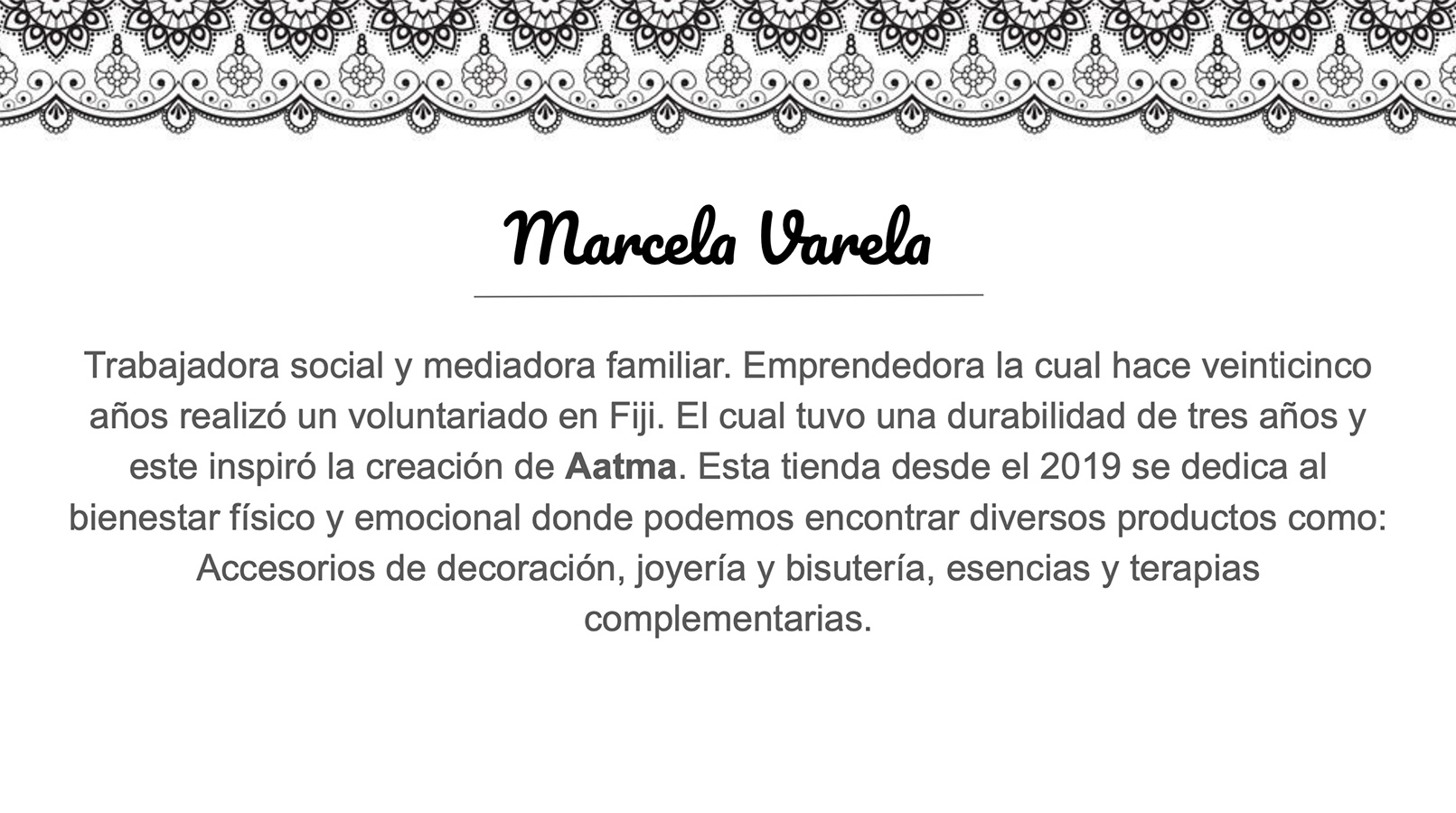 Proyecto Aatma Tienda