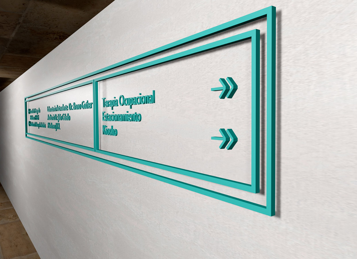 Identidad y Wayfinding Facultad de Medicina U. de Chile