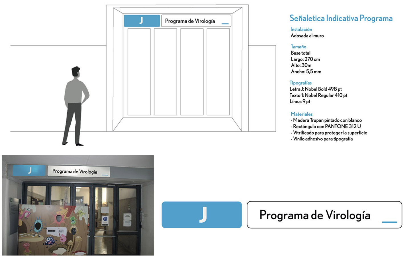Identidad y Wayfinding Facultad de Medicina U. de Chile