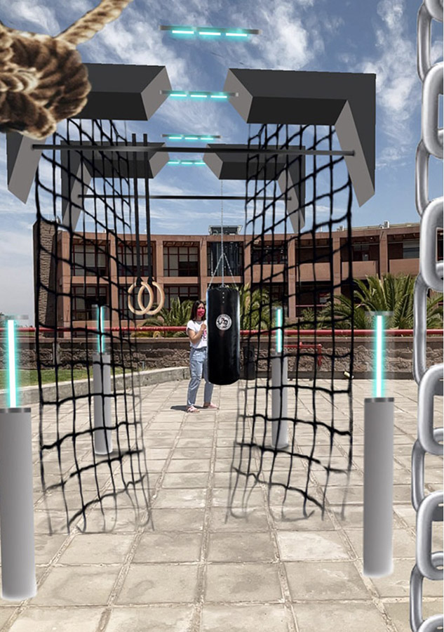 Ambientación para Pasarela Metropolitana