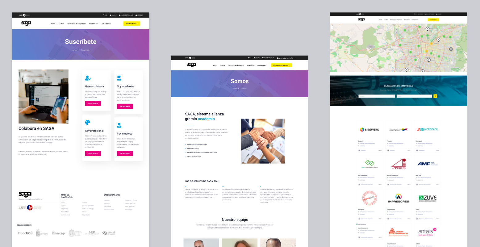 Plataforma Colaborativa SagaChile