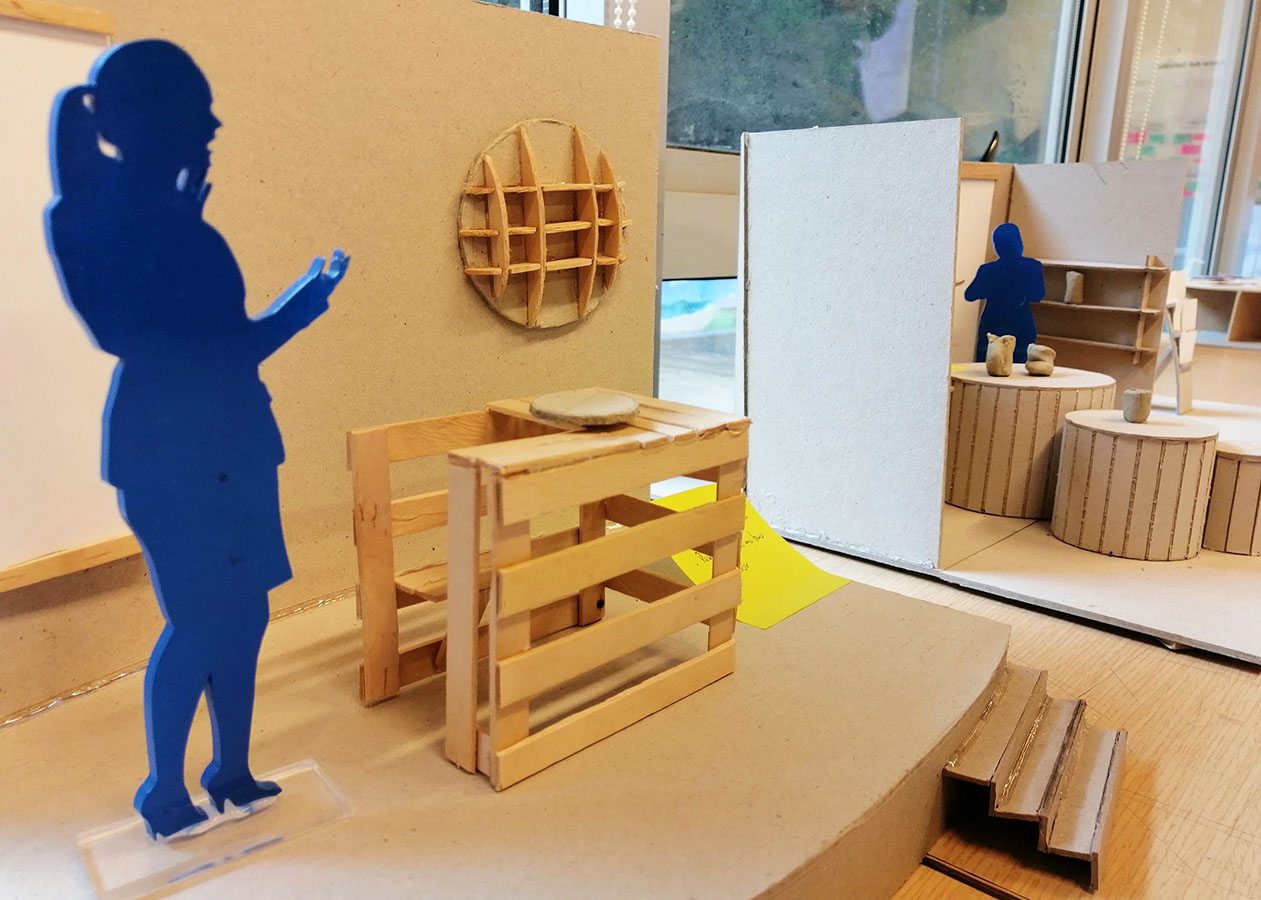 Showroom para Alfarería de Nacimiento