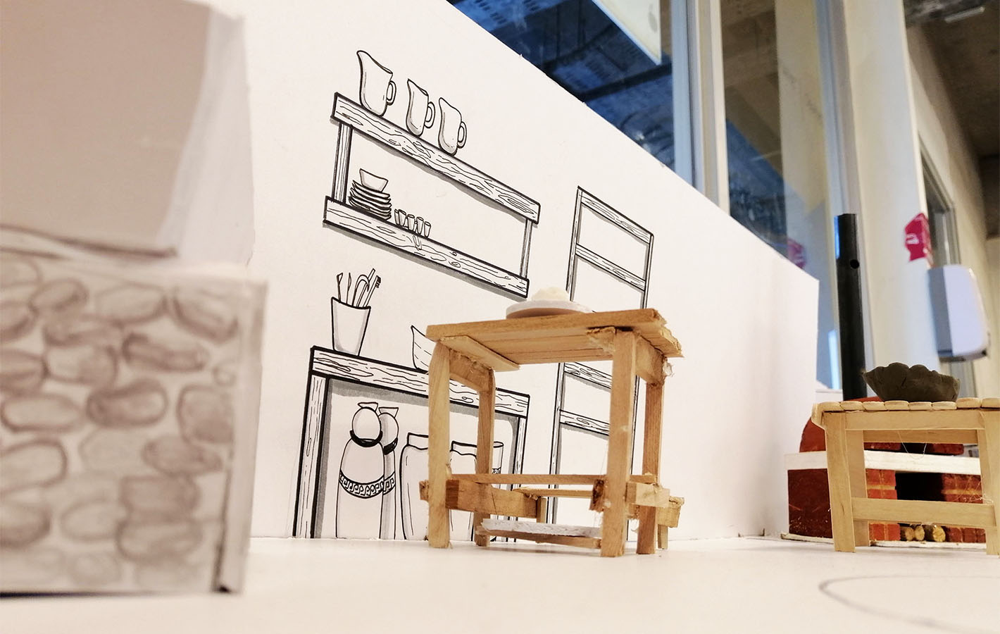 Showroom para Alfarería de Nacimiento