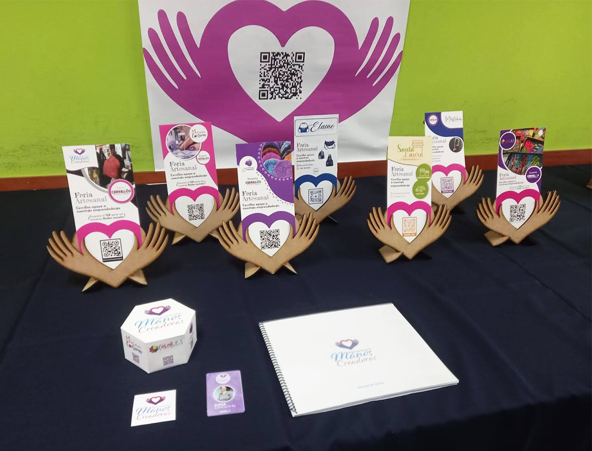 Identidad “Agrupación Manos Creadoras” Municipalidad de Cerrillos