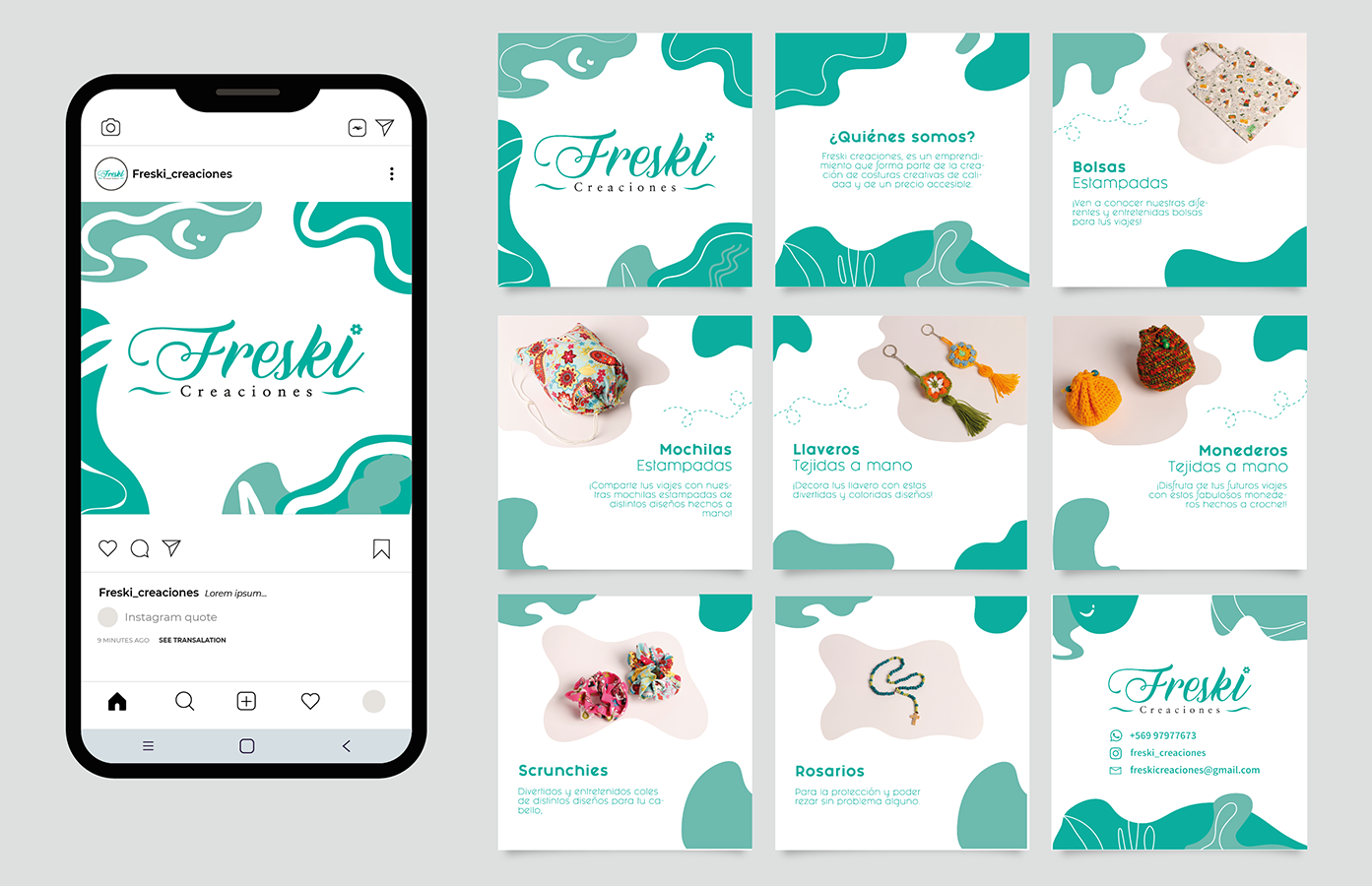 Identidad “Agrupación Manos Creadoras” Municipalidad de Cerrillos