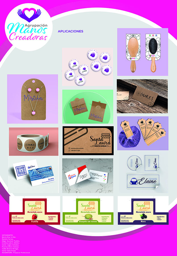 Identidad “Agrupación Manos Creadoras” Municipalidad de Cerrillos