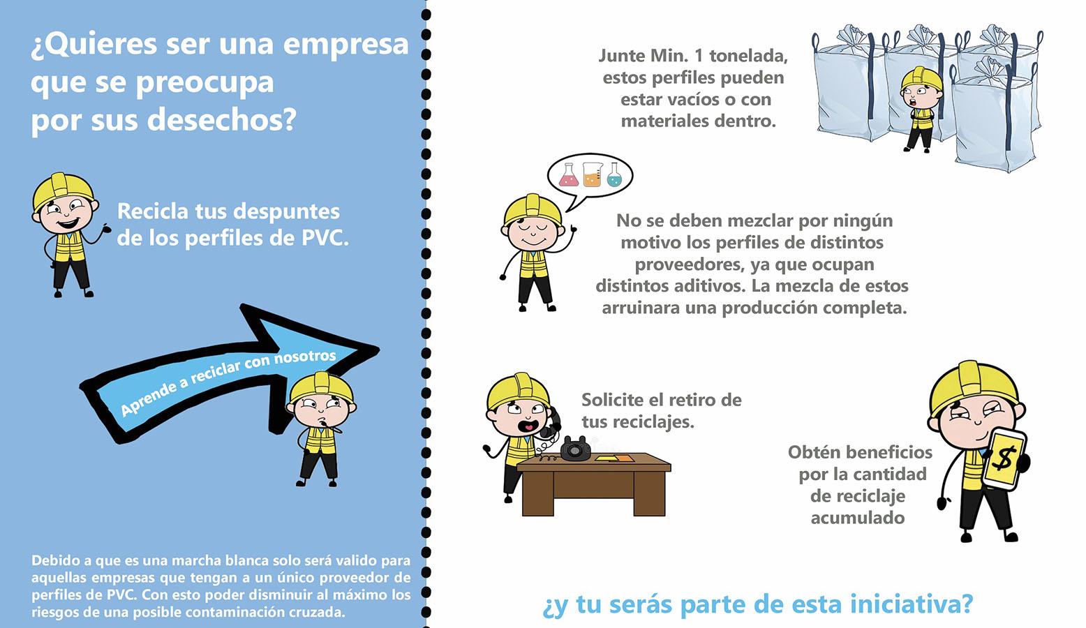 Recolección y Reutilización de Perfiles PVC (VEKA)