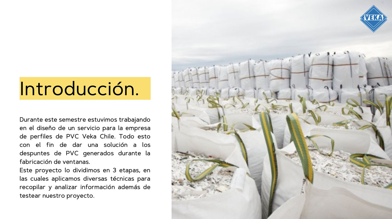 Recolección y Reutilización de Perfiles PVC (VEKA)