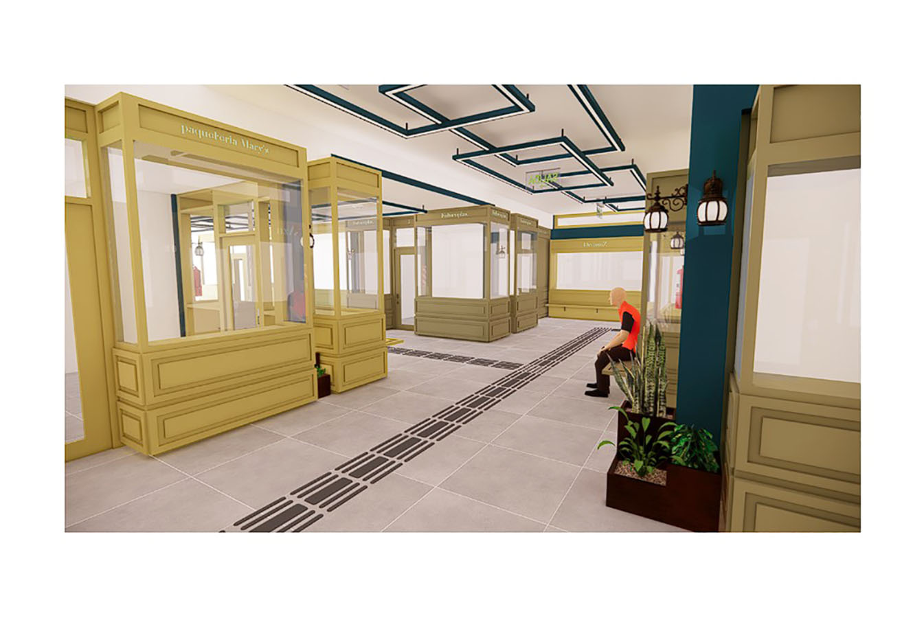 Diseño Espacios Públicos Galería San Ignacio