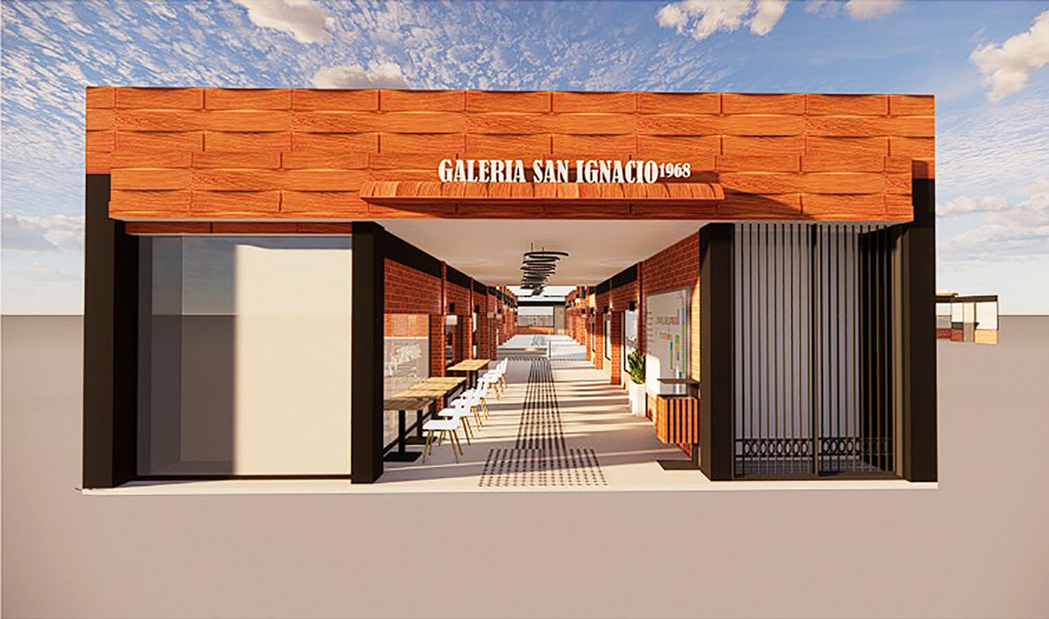 Diseño Espacios Públicos Galería San Ignacio