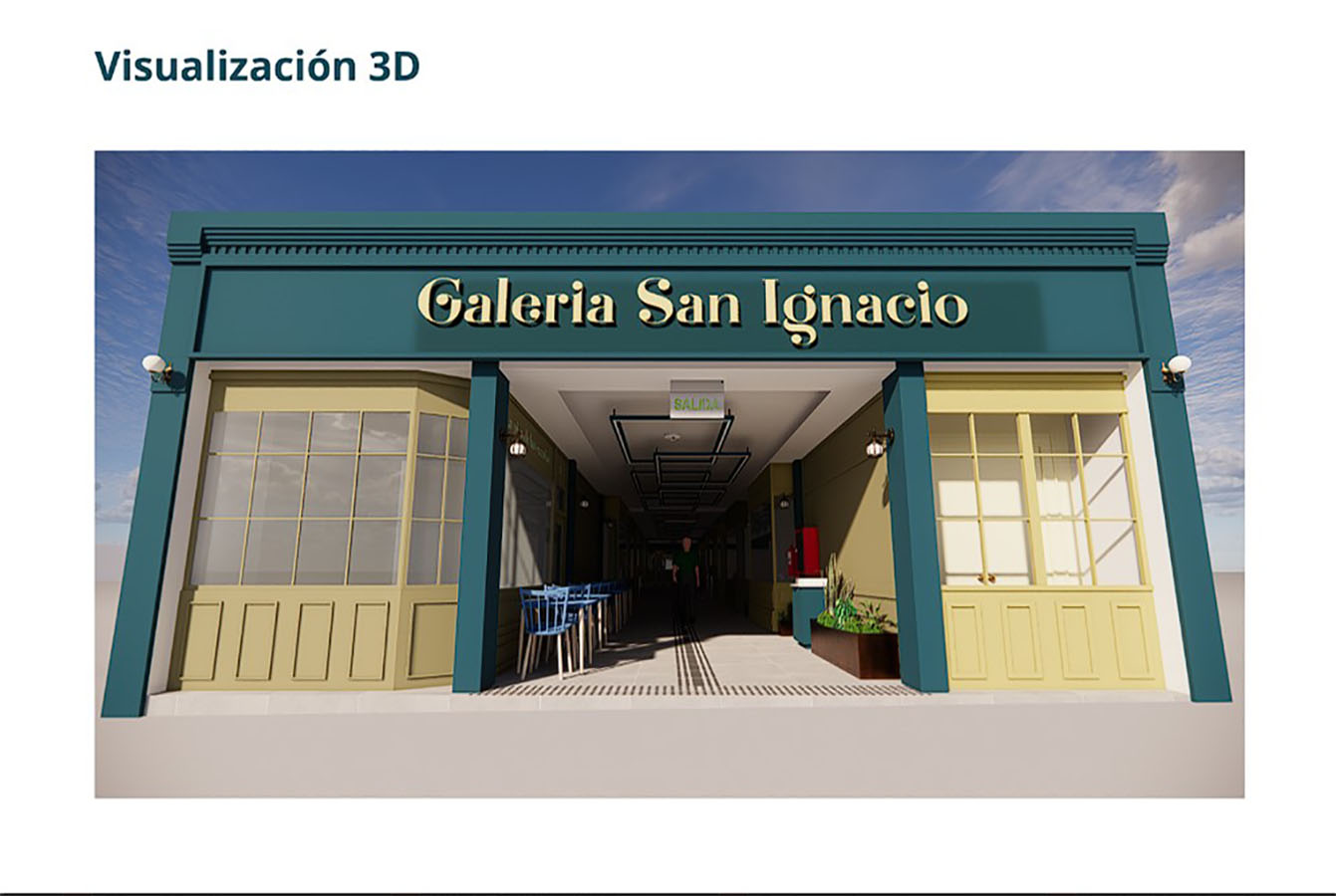 Diseño Espacios Públicos Galería San Ignacio