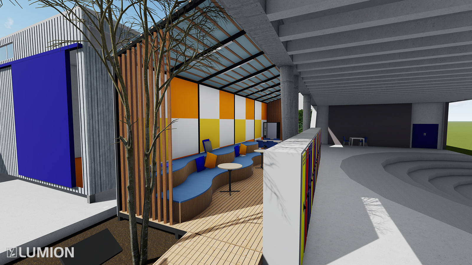 Espacios de Permanencia Duoc UC Sede Viña del Mar