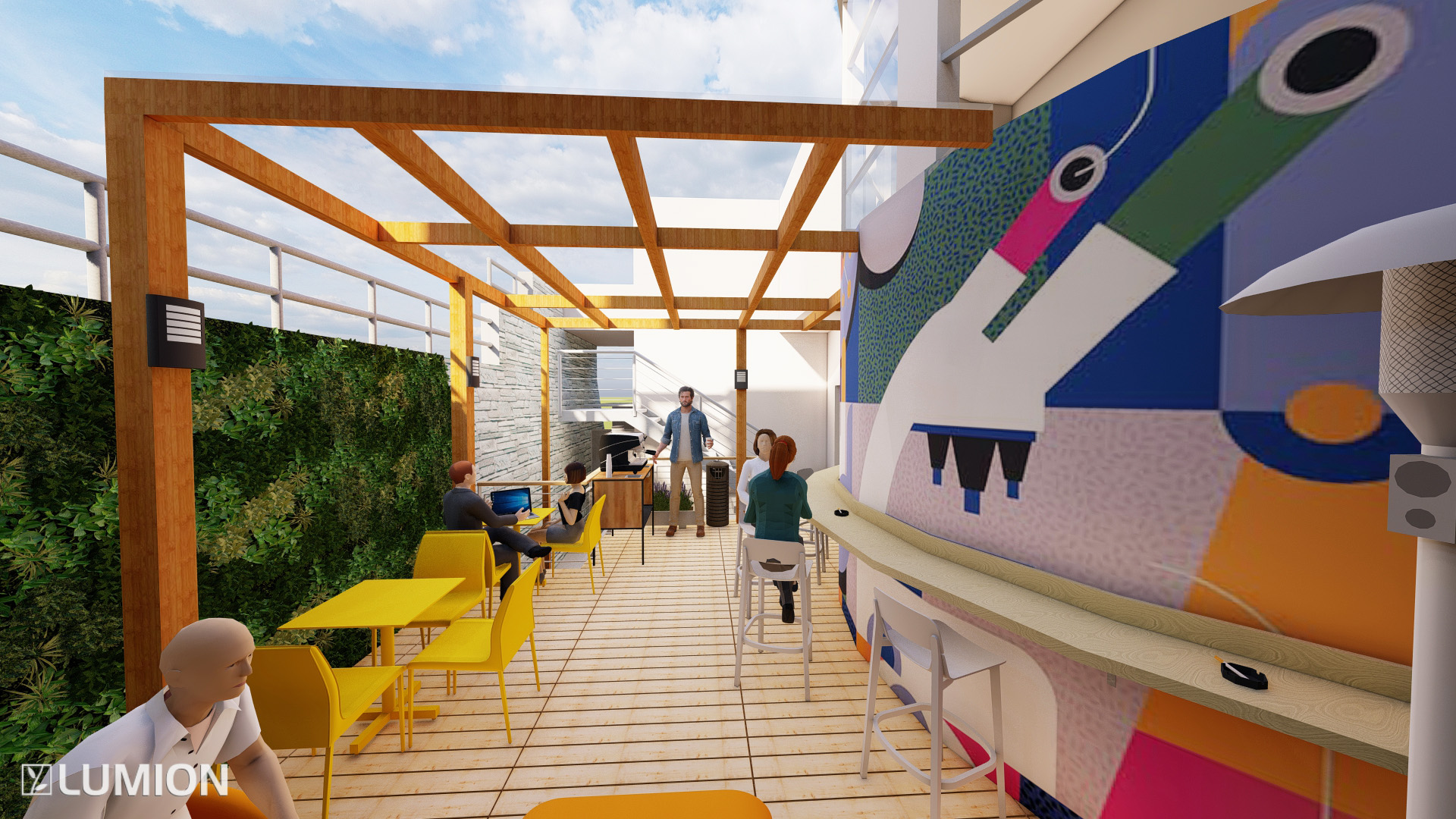 Espacios de Permanencia Duoc UC Sede Viña del Mar