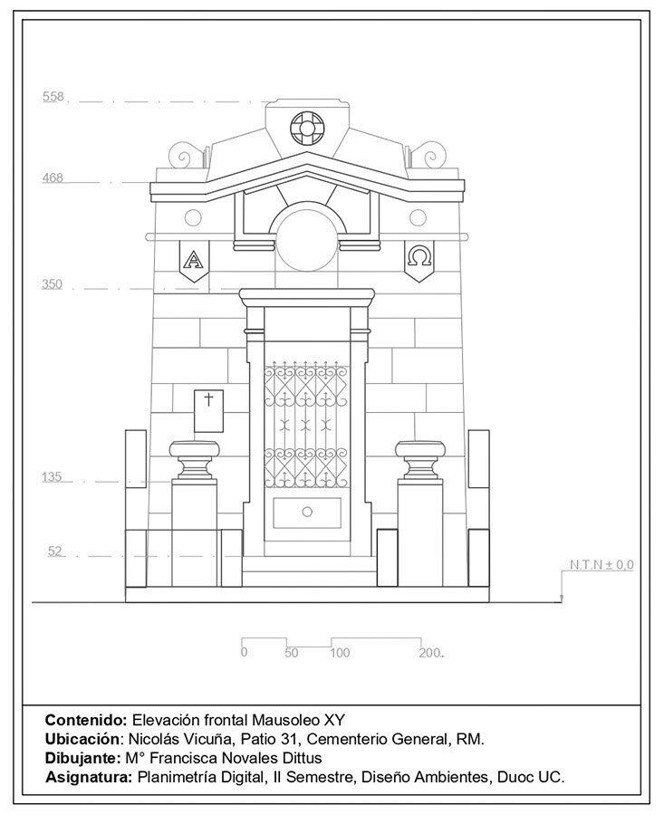 Mausoleos Calle Nicolás Vicuña (Cementerio General)