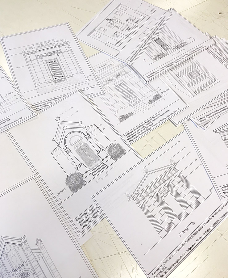 Mausoleos Calle Nicolás Vicuña (Cementerio General)