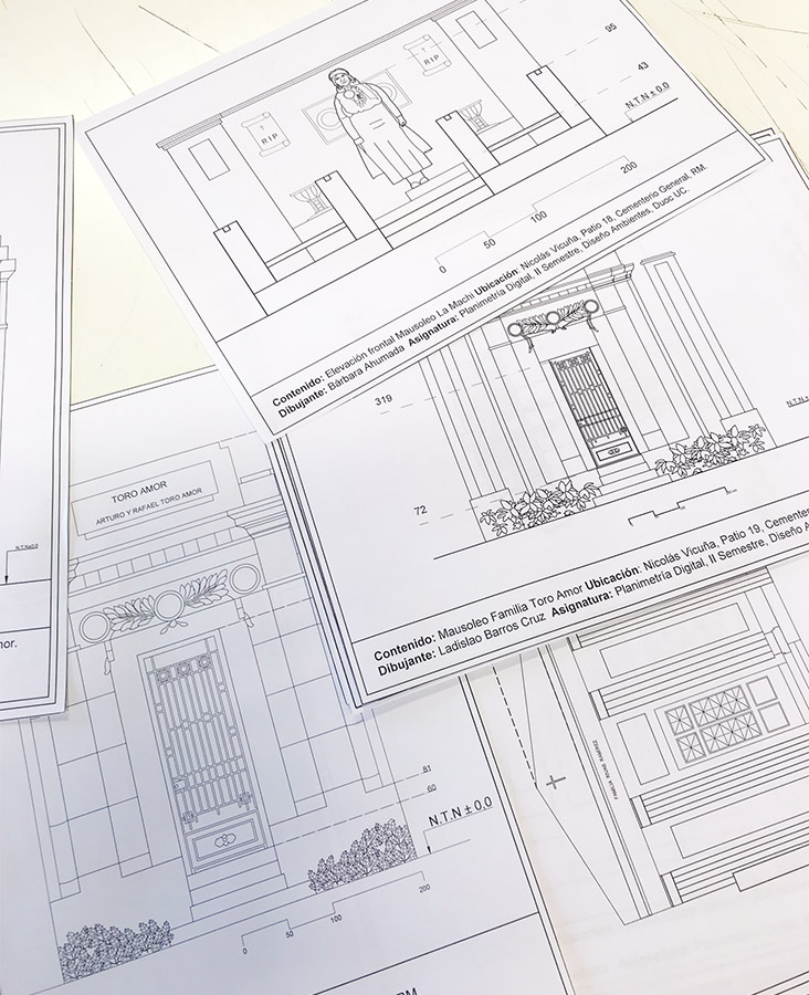 Mausoleos Calle Nicolás Vicuña (Cementerio General)