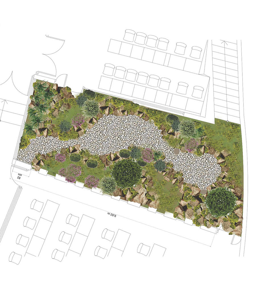 Jardín Interior Sede San Carlos de Apoquindo