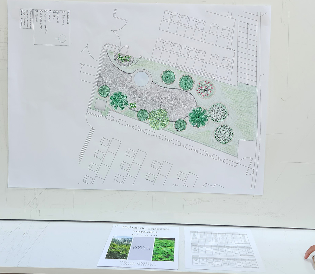 Jardín Interior Sede San Carlos de Apoquindo