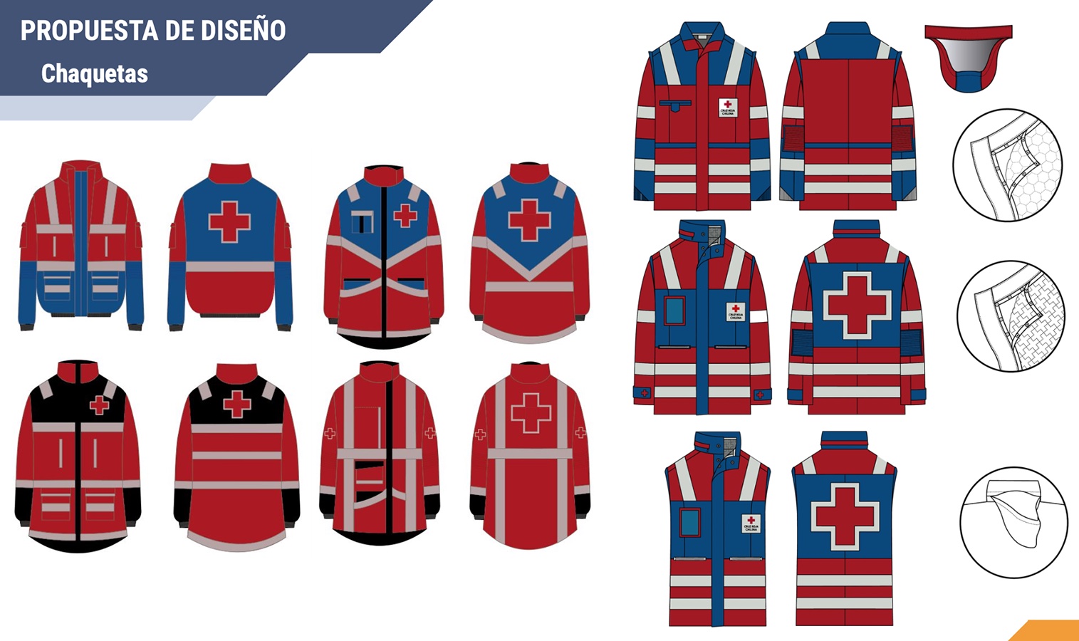 Indumentaria Laboral para Cruz Roja Chilena