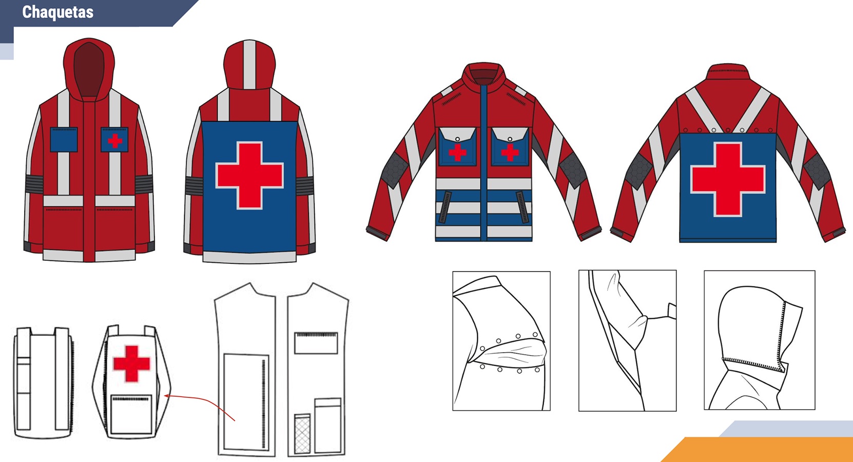 Indumentaria Laboral para Cruz Roja Chilena