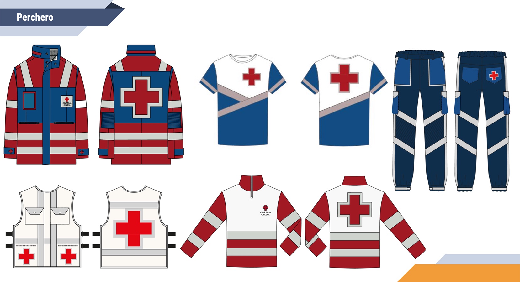 Indumentaria Laboral para Cruz Roja Chilena
